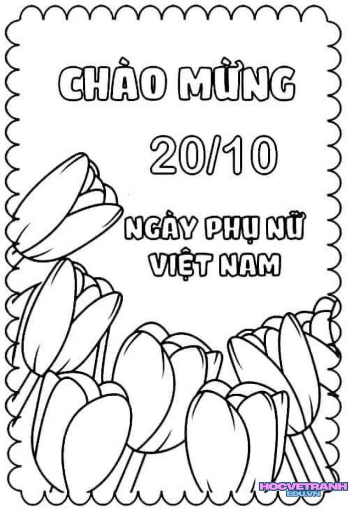 tranh vẽ 20 11 chưa tô màu 4d full