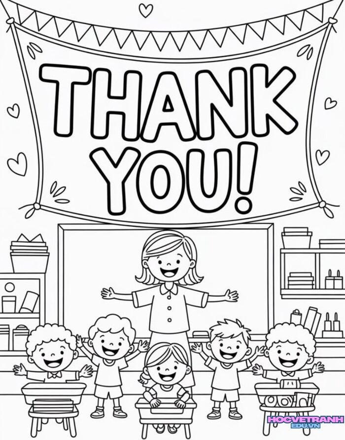 tranh vẽ 20 11 chưa tô màu 4d