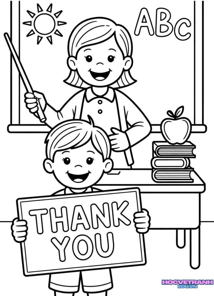 tranh vẽ 20 11 chưa tô màu 5d full