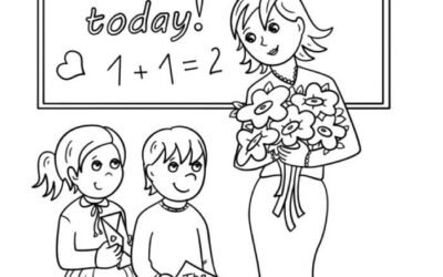 tranh vẽ 20 11 chưa tô màu đẹp