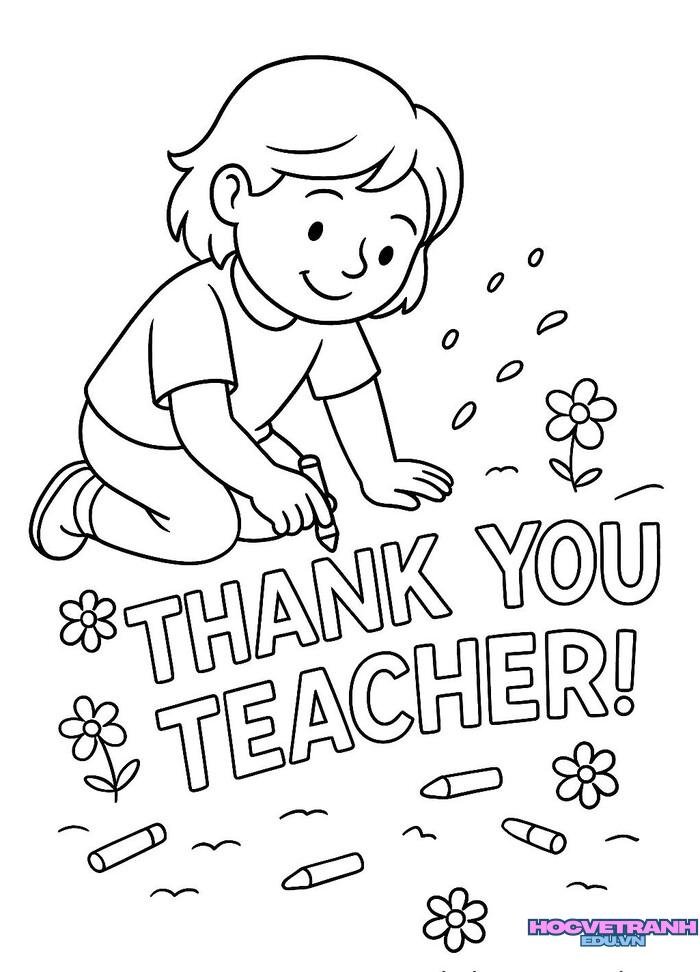 tranh vẽ 20 11 chưa tô màu full