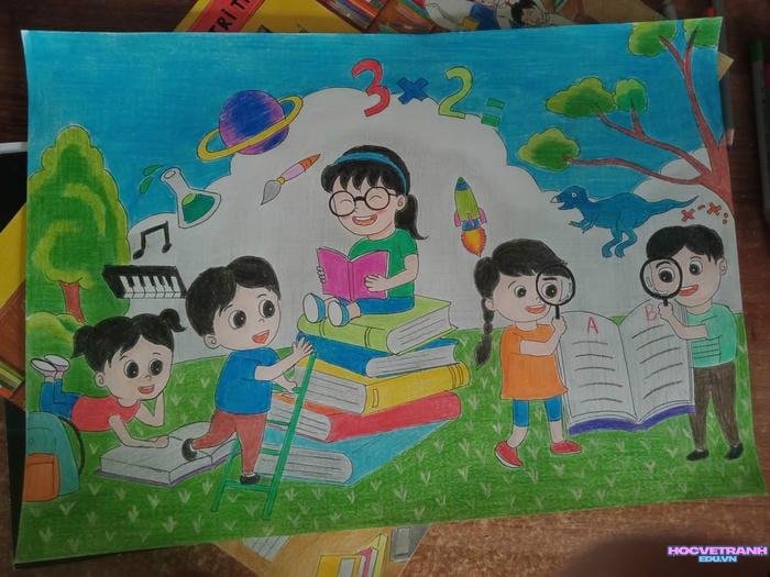 tranh vẽ 20 11 sáng tạo