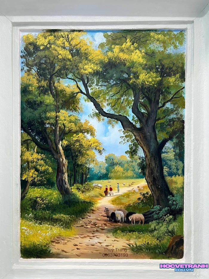 tranh vẽ 3d với góc nhìn