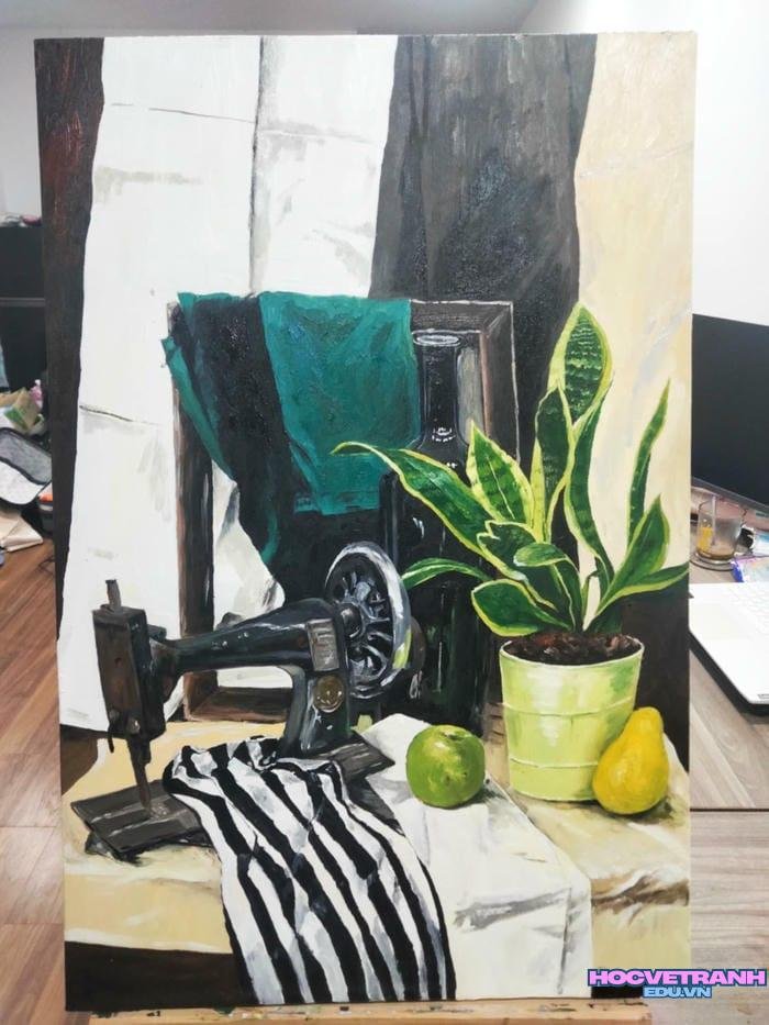 tranh vẽ acrylic cho thiếu nhi