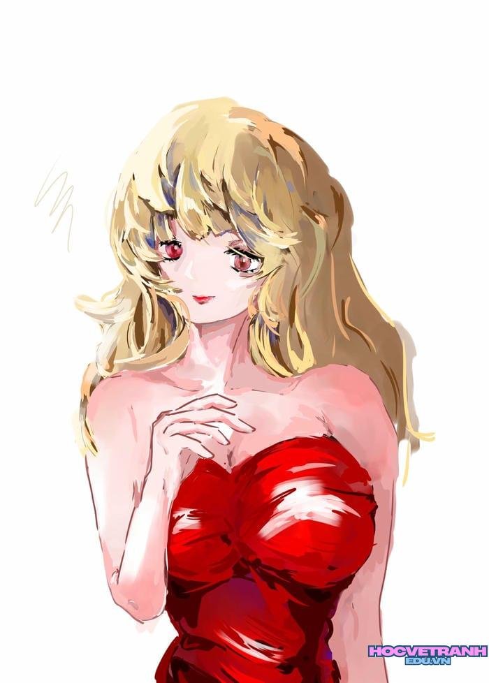 tranh vẽ anime chibi