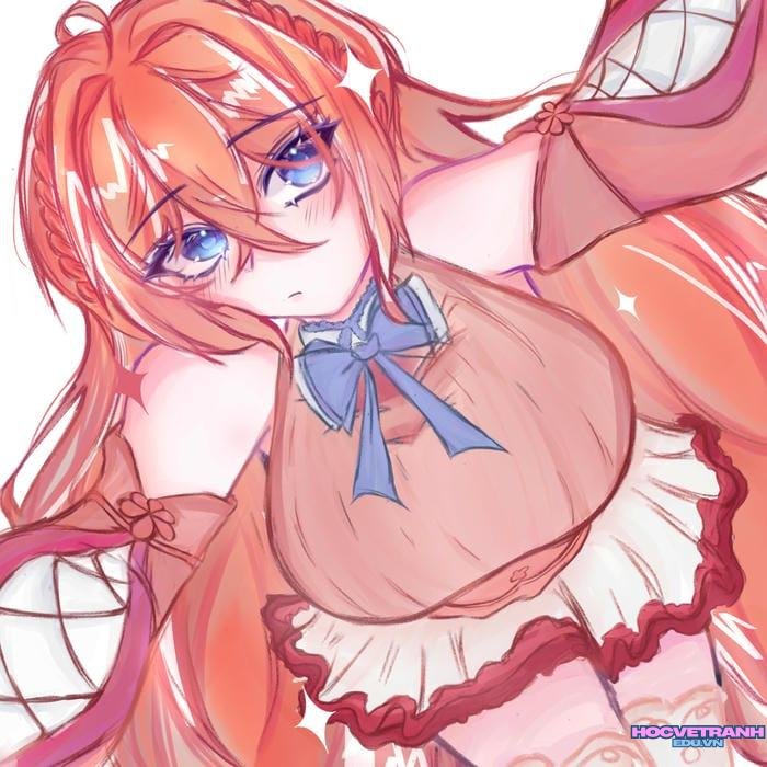 tranh vẽ anime nhân vật chính