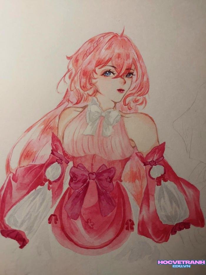 tranh vẽ anime về thế giới