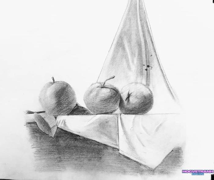 tranh vẽ bằng bút chì cơ bản