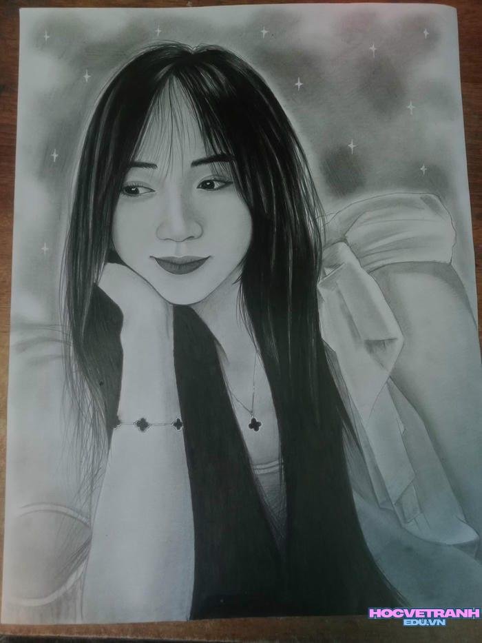 tranh vẽ bằng bút chì sáng tạo