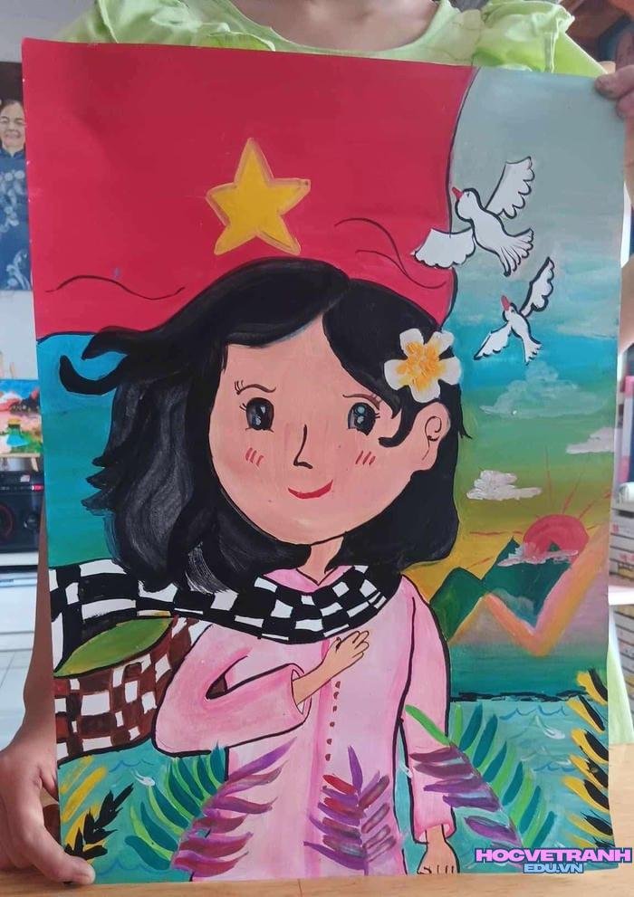 tranh vẽ bảo vệ hòa bình và hy vọng