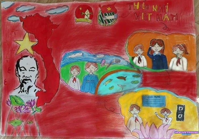 tranh vẽ bảo vệ hòa bình với lời kêu gọi