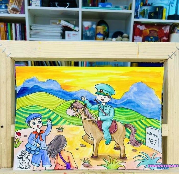 tranh vẽ bảo vệ tổ quốc ý nghĩa