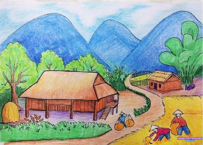 tranh vẽ bìa chuyện cổ tích huyền ảo