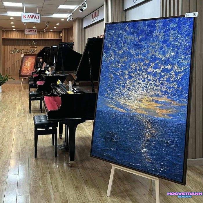 tranh vẽ biển đảo và sự sống