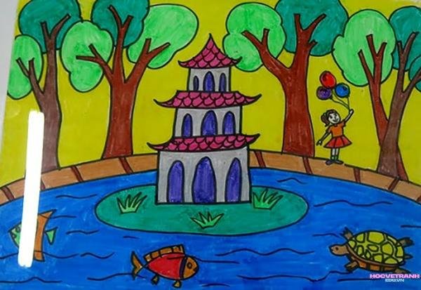 tranh vẽ việt nam đẹp