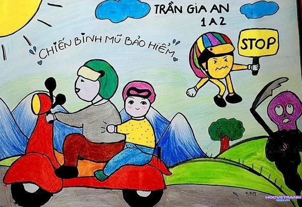 vẽ an toàn giao thông