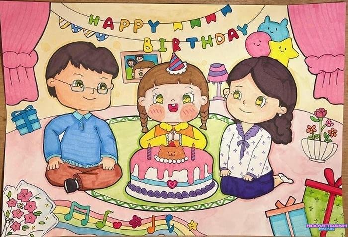 vẽ anime đơn giản chibi