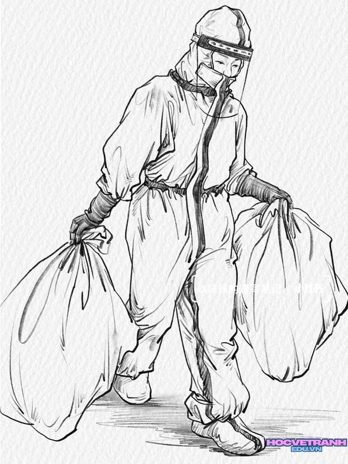 vẽ anime đơn giản cute