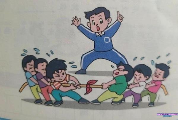 vẽ bé chơi dân gian