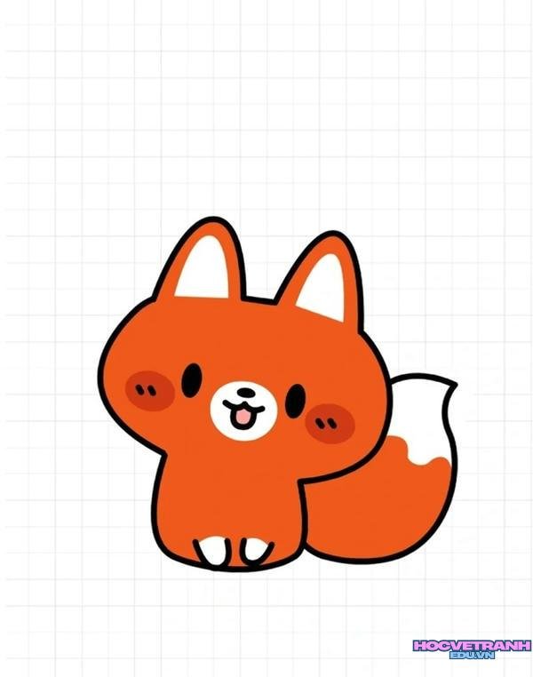 vẽ cáo lửa thông minh