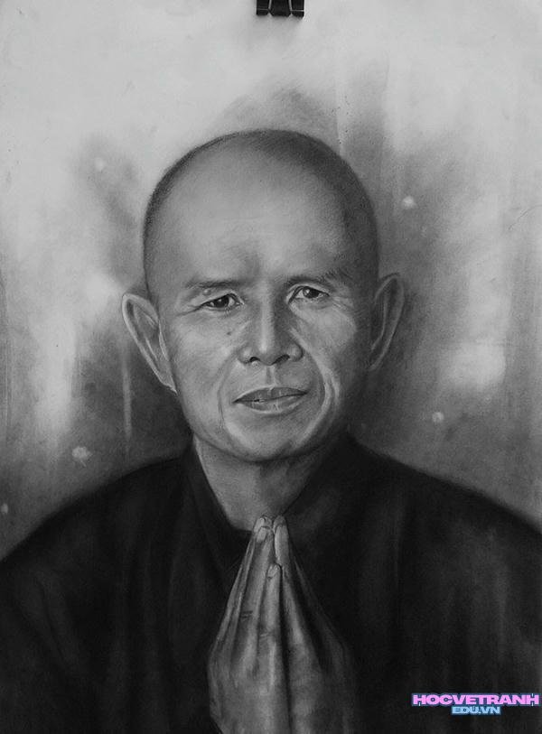 vẽ chân dung bac ho