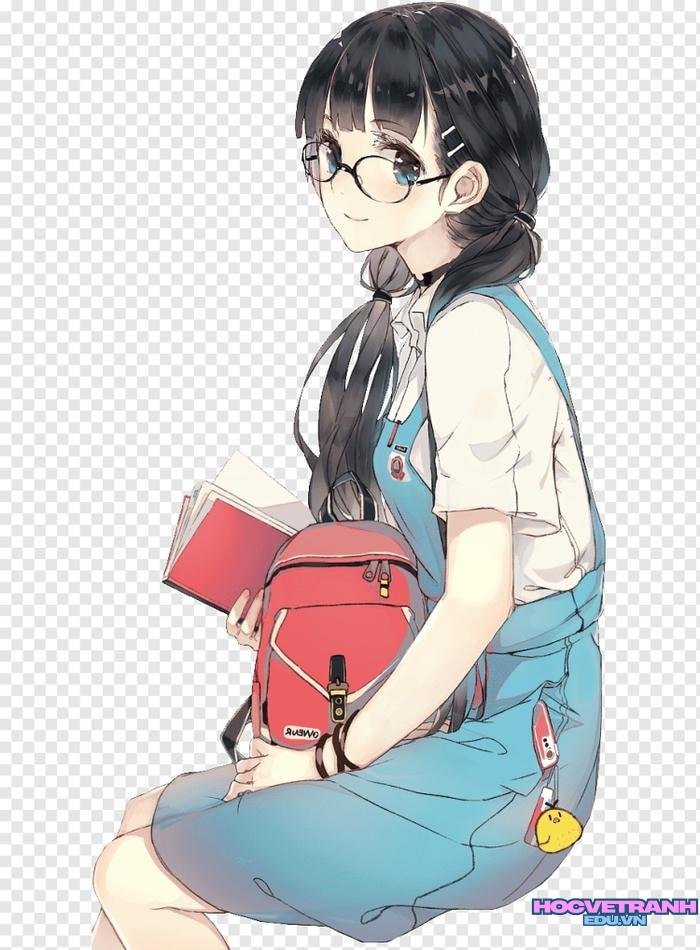 vẽ chân dung cô gái