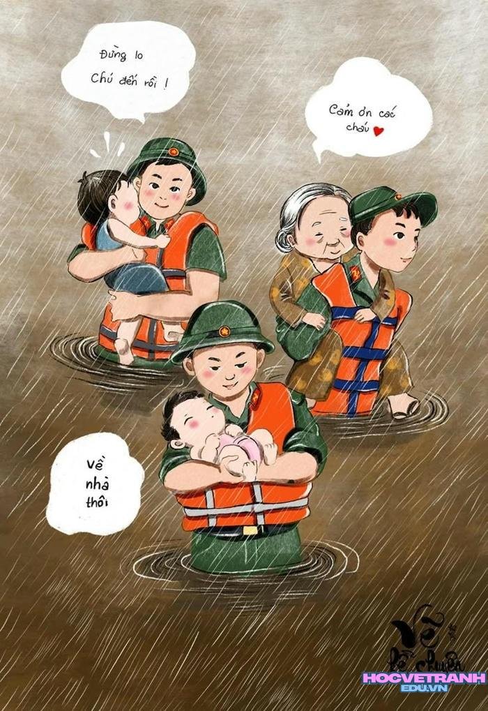 vẽ chủ đề yêu thương