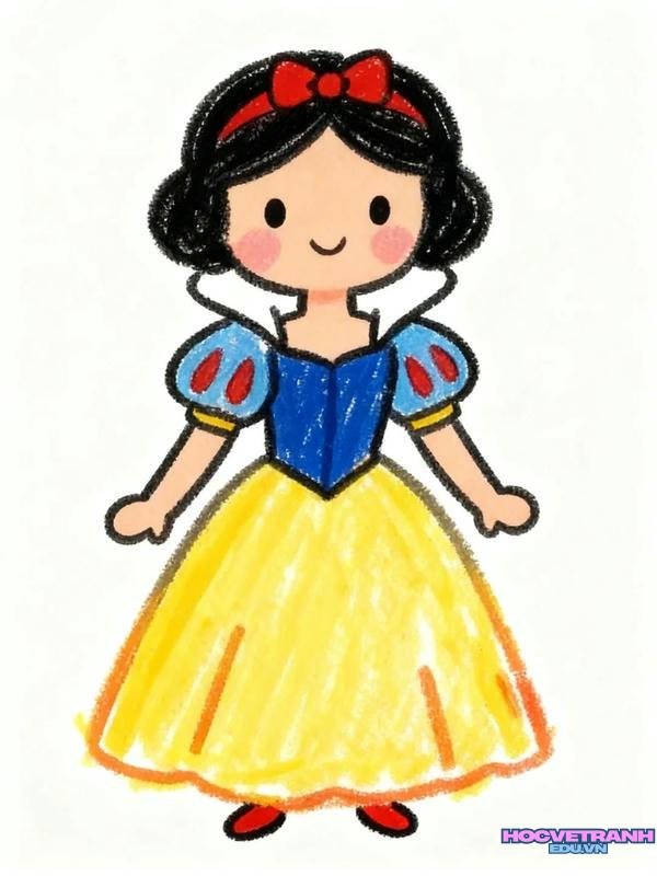 vẽ công chúa chibi anime