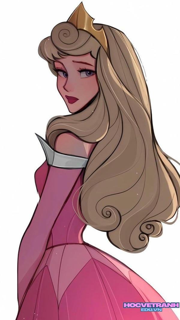 vẽ công chúa chibi