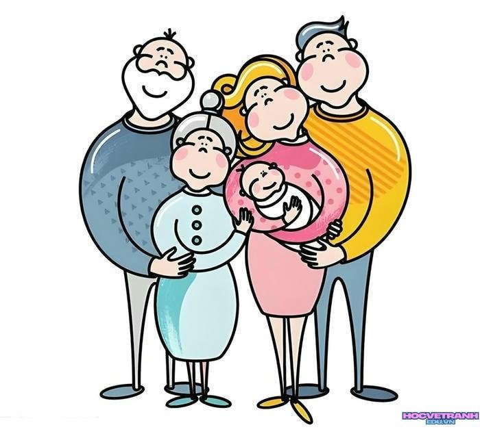 vẽ cuộc sống tươi vui