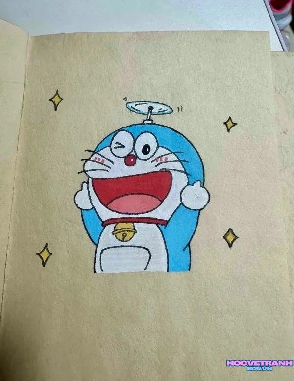vẽ doremon cứu thế giới