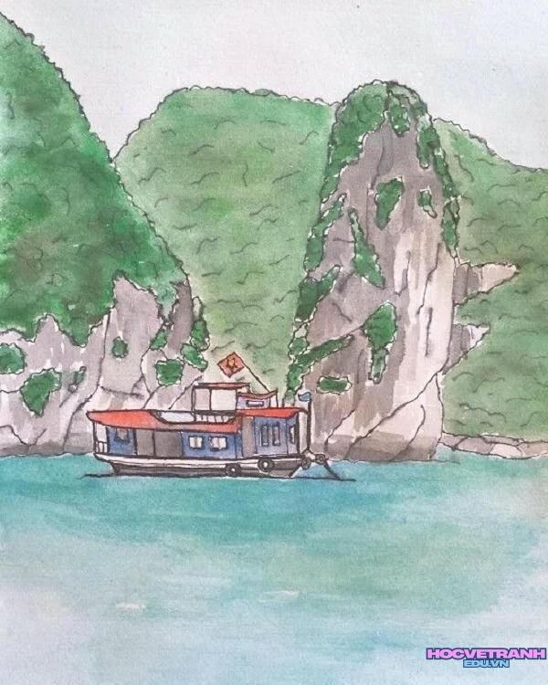 vẽ nét đẹp quê hương