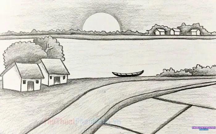 vẽ nét quê chân thực