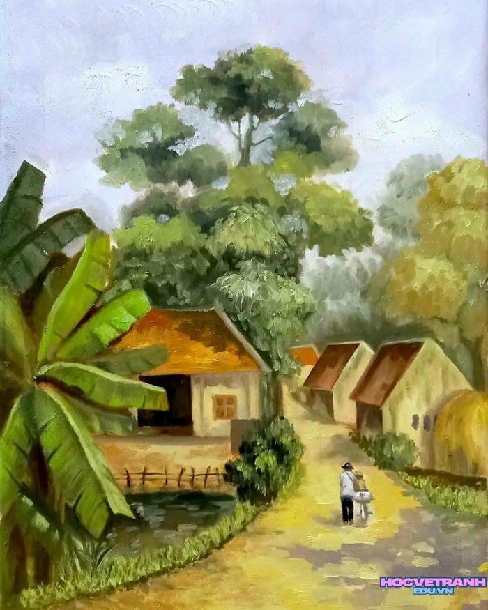 vẽ tranh acrylic nhanh và đẹp