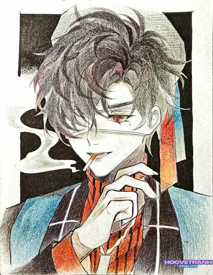 vẽ tranh anime về cảm xúc