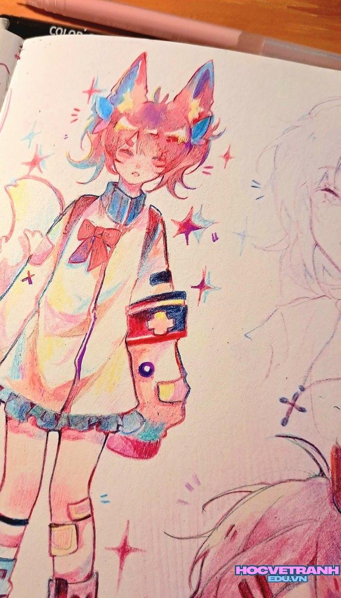 vẽ tranh anime việt nam