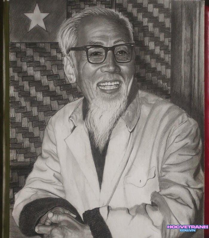 vẽ tranh bác hồ và tương lai