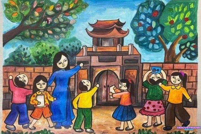 vẽ tranh bản đồ việt nam tự hào