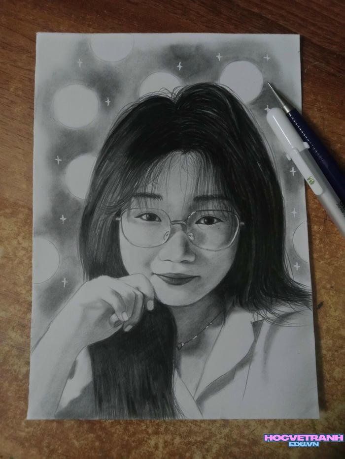 vẽ tranh bằng bút chì nâng cao