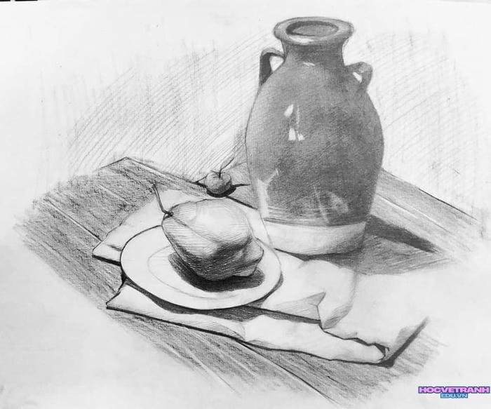 vẽ tranh bằng bút chì tả thực
