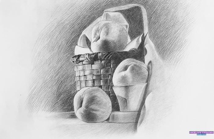 vẽ tranh bằng bút chì