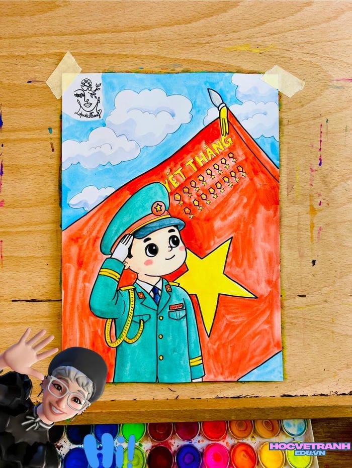 vẽ tranh bảo vệ hòa bình và sự phát triển