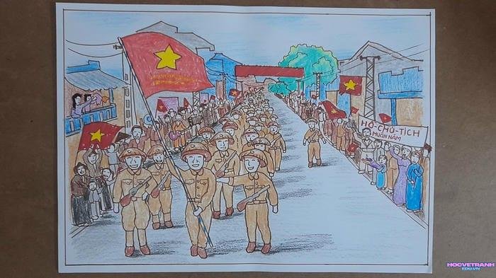 vẽ tranh bảo vệ hòa bình