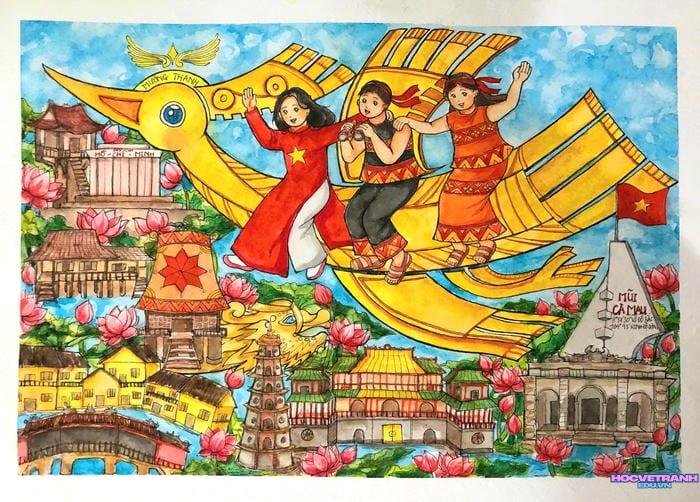 vẽ tranh bìa sách với họa tiết