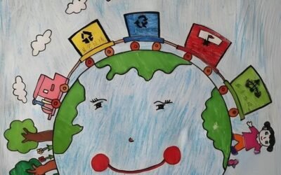 vẽ tranh biến đổi khí hậu và hành động của chúng ta