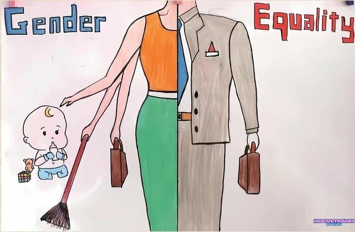 vẽ tranh bình đẳng giới ở việt nam