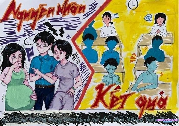 vẽ tranh bình đẳng giới viet nam