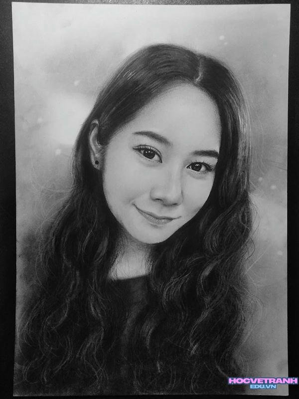 vẽ tranh chân dung đơn giản