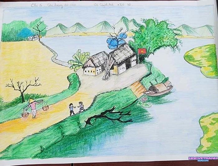 vẽ tranh chào mừng đại hội đoàn