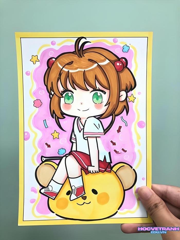 vẽ tranh chibi 4k
